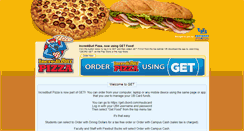 Desktop Screenshot of incredibullpizza.com